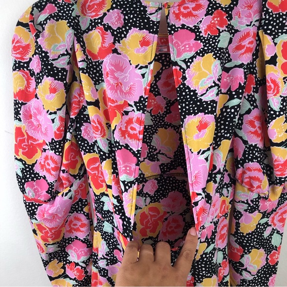 TOPSHOP "Pastel Dream Puff Sleeve Midi dress" size: 4 - Picture 16 of 16